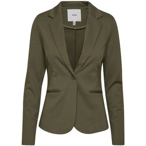 Ichi, Jassen, Dames, Groen, XL, Polyester, Dames Blazer Herfst/Winter Collectie