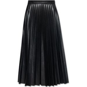 MM6 Maison Margiela, Midi Skirts Zwart, Dames, Maat:S