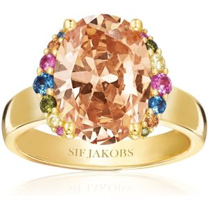 Sif Jakobs Jewellery, Grande Ellisse Ring Geel, Dames, Maat:56 MM