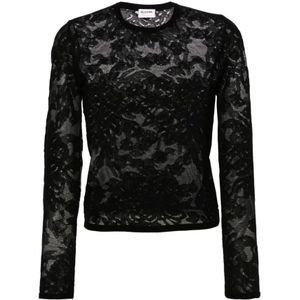 Blugirl, 22222 Nero Sweater Zwart, Dames, Maat:M