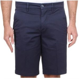 Re-Hash, Rits Bermuda Shorts Slim Fit Blauw, Heren, Maat:W30