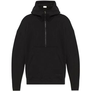 Saint Laurent, Sweatshirts & Hoodies, Heren, Zwart, L, Katoen, Hoodie