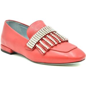 Chiara Ferragni Collection, Schoenen, Dames, Rood, 36 EU, Leer, flat shoes