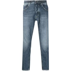 Dondup, Skinny Jeans Blauw, Heren, Maat:W33