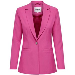 Only, Jassen, Dames, Roze, S, Polyester, Blazers