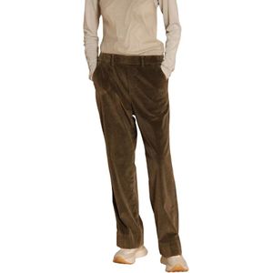 Mason's, Broeken, Dames, Groen, S, Groene Fluwelen Corduroy Chino Broek