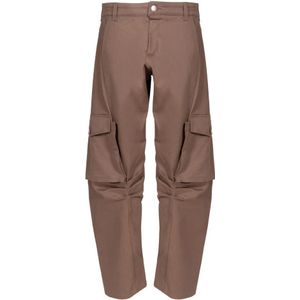 MVP wardrobe, Bigli Cargobroek Bruin, Dames, Maat:M