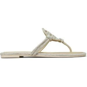 Tory Burch, Flip Flops Grijs, Dames, Maat:37 1/2 EU