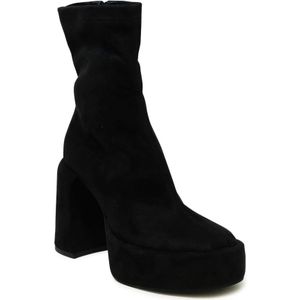 Elena Iachi, Schoenen, Dames, Zwart, 40 EU, Zwarte Enkellaarzen Aw 23