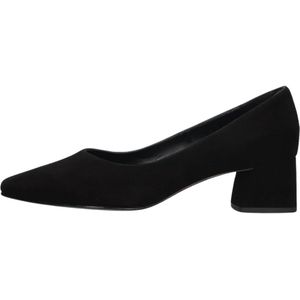 Peter Kaiser, Schoenen, Dames, Zwart, 37 EU, Suède, Zwarte Suède Pumps met Puntneus