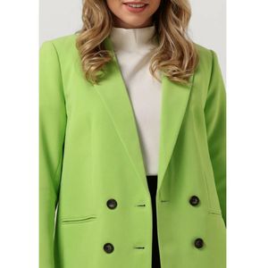 My Essential Wardrobe, Jassen, Dames, Groen, M, Leer, Getailleerde Blazer in Groen