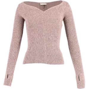 Balenciaga, Truien, Dames, Roze, S, Wol, Wool tops