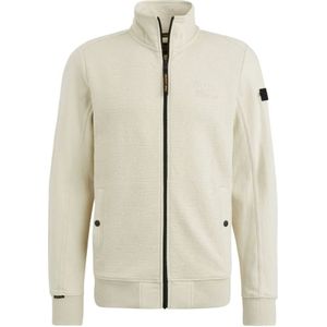 PME Legend, Sweatshirts & Hoodies, Heren, Beige, M, Katoen, Jacquard Interlock Rits Jas Sweater