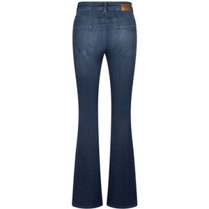 Raffaello Rossi, Jeans, Dames, Blauw, 2Xl, Denim, Flared Denim Jeans