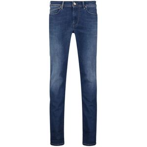 Re-Hash, Jeans, Heren, Blauw, W36, Katoen, Blauwe Slim Fit Ritszak Jeans