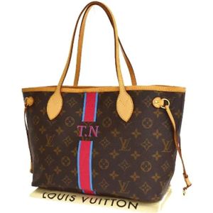 Louis Vuitton Vintage, Pre-owned, Dames, Veelkleurig, ONE Size, Katoen, Tweedehands Canvas Louis Vuitton tassen