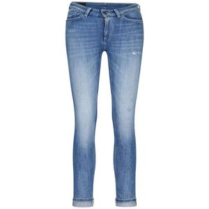 Dondup, Jeans, Dames, Blauw, W28, Denim, Italiaanse Skinny-Fit Jeans