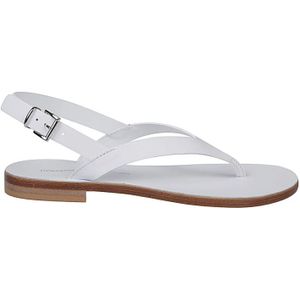 Liviana Conti, Schoenen, Dames, Wit, 36 EU, Flat Sandalen