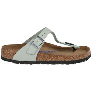 Birkenstock, Schoenen, Dames, Grijs, 36 EU, Comfortabele Matcha Gizeh Flip Flops