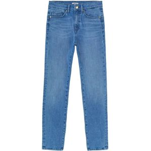 Gas, Blauwe Jeans met Zakken Blauw, Dames, Maat:W28 L28