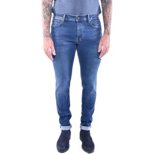 Re-Hash, Skinny Denim Jeans voor Heren Blauw, Heren, Maat:W30