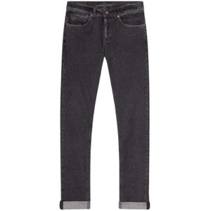 Dondup, Jeans, Heren, Zwart, W33, Denim, Zwarte Skinny Fit Jeans
