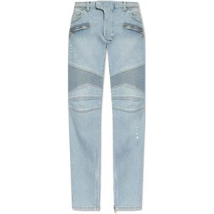 Balmain, Jeans, Heren, Blauw, W29, Jeans met logo