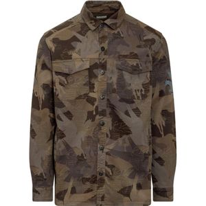 Etro, Bruine Katoenen Elastaan Shirt Aw 22 Veelkleurig, Heren, Maat:M