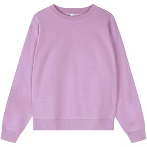 10Days, Sweatshirts & Hoodies, Dames, Paars, 2Xs, Katoen, Relaxed Fit Katoenen Jersey Sweatshirt