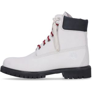 Timberland, Schoenen, Heren, Wit, 40 EU, Premium Bright White High Boot