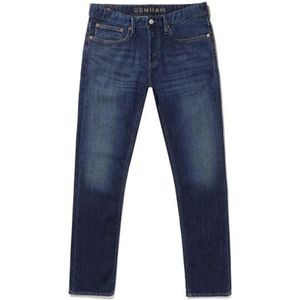 Denham, Jeans, Heren, Blauw, W33 L34, Denim, Klassieke Heren Slimfit Jeans