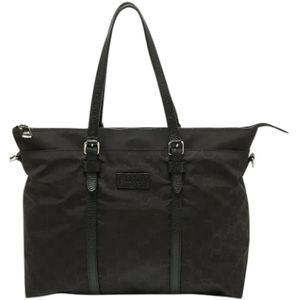 Gucci Vintage, Pre-owned Leather totes Zwart, Dames, Maat:ONE Size