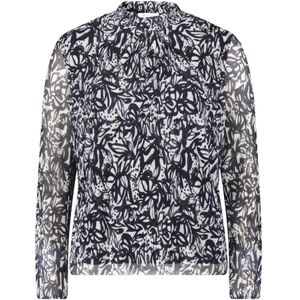 Betty & Co, Blouses & Shirts, Dames, Veelkleurig, S, Bloemen standkraag blouse