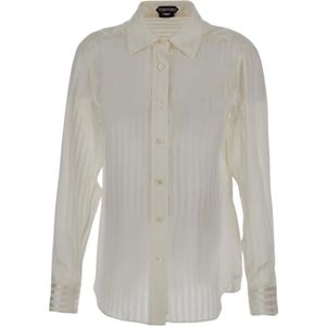 Tom Ford, Blouses & Shirts, Dames, Beige, S, Dames Shirt Mode