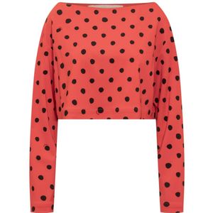 Marni, Top Stijl - Trendy en Modieus Rood, Dames, Maat:S