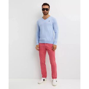 Ralph Lauren, Broeken, Heren, Roze, W30 L32, Katoen, Roze chino Stretch Slim Fit broek