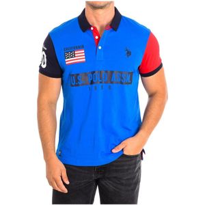 U.s. Polo Assn., Tops, Heren, Blauw, S, Katoen, Polo Shirts