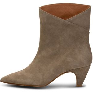 Shoe the Bear, Schoenen, Dames, Beige, 36 EU, Suède, Paula Suède Enkellaars - Taupe