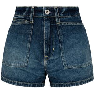 Kenzo, Denim shorts Blauw, Dames, Maat:W25