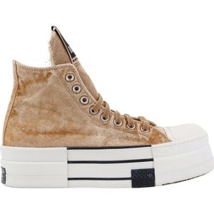 Converse, Schoenen, Heren, Beige, 41 EU, Hoge Sneakers met Logo Detail