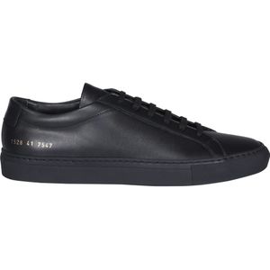 Common Projects, Achilles Sportschoenen Zwart, Heren, Maat:39 EU