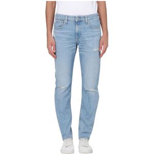 Calvin Klein, Jeans, Heren, Blauw, W31, Denim, Slim-fit Jeans