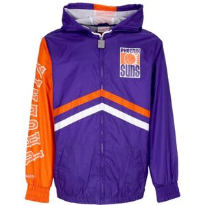 Mitchell & Ness, Sport, Heren, Paars, L, Polyester, NBA Onweerstaanbare Windbreaker Paars