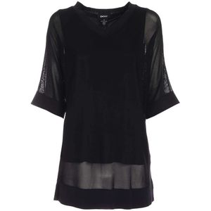 Dkny, Blouses Zwart, Dames, Maat:M