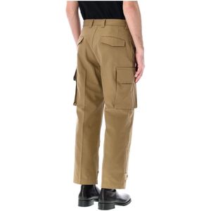 Comme des Garçons, Broeken, Heren, Beige, L, Katoen, Beige Cargo Broek Ss 24