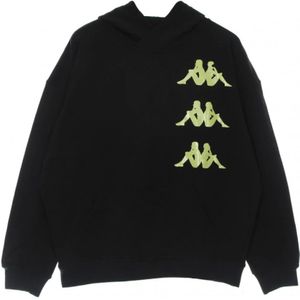 Kappa, Hoodies Zwart, Heren, Maat:M