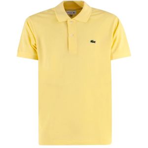 Lacoste, Gele Polo Shirt Klassieke Stijl Geel, Heren, Maat:2XL