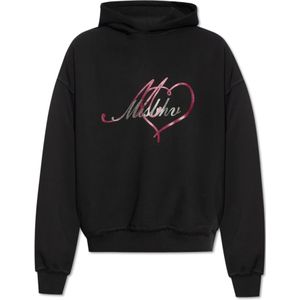 Misbhv, Sweatshirts & Hoodies, Heren, Zwart, S, Katoen, ‘I Love’ hoodie
