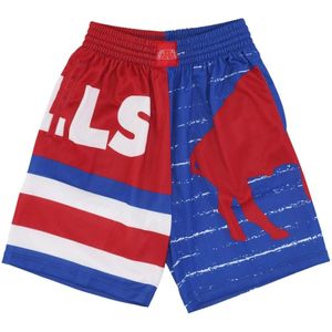 Mitchell & Ness, Sport, Heren, Veelkleurig, S, Polyester, Buffalo Bills Basketball Shorts