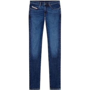 Diesel, Jeans, Heren, Blauw, W29, Katoen, Slim-fit Jeans